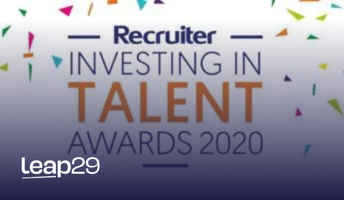 Leap29 - Winners at the Investing in Talent Awards 2020