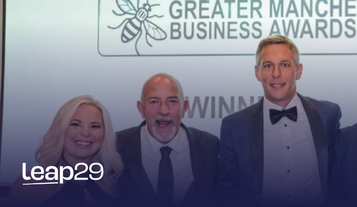 Leap29 - Winners at the Greater Manchester Business Awards 2021